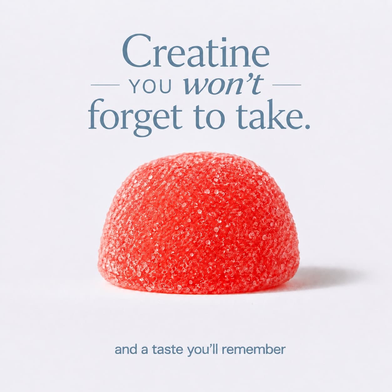 Creatine Gummy Close-up
